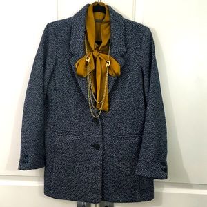 Old Navy Tweed Wool Blend Coat